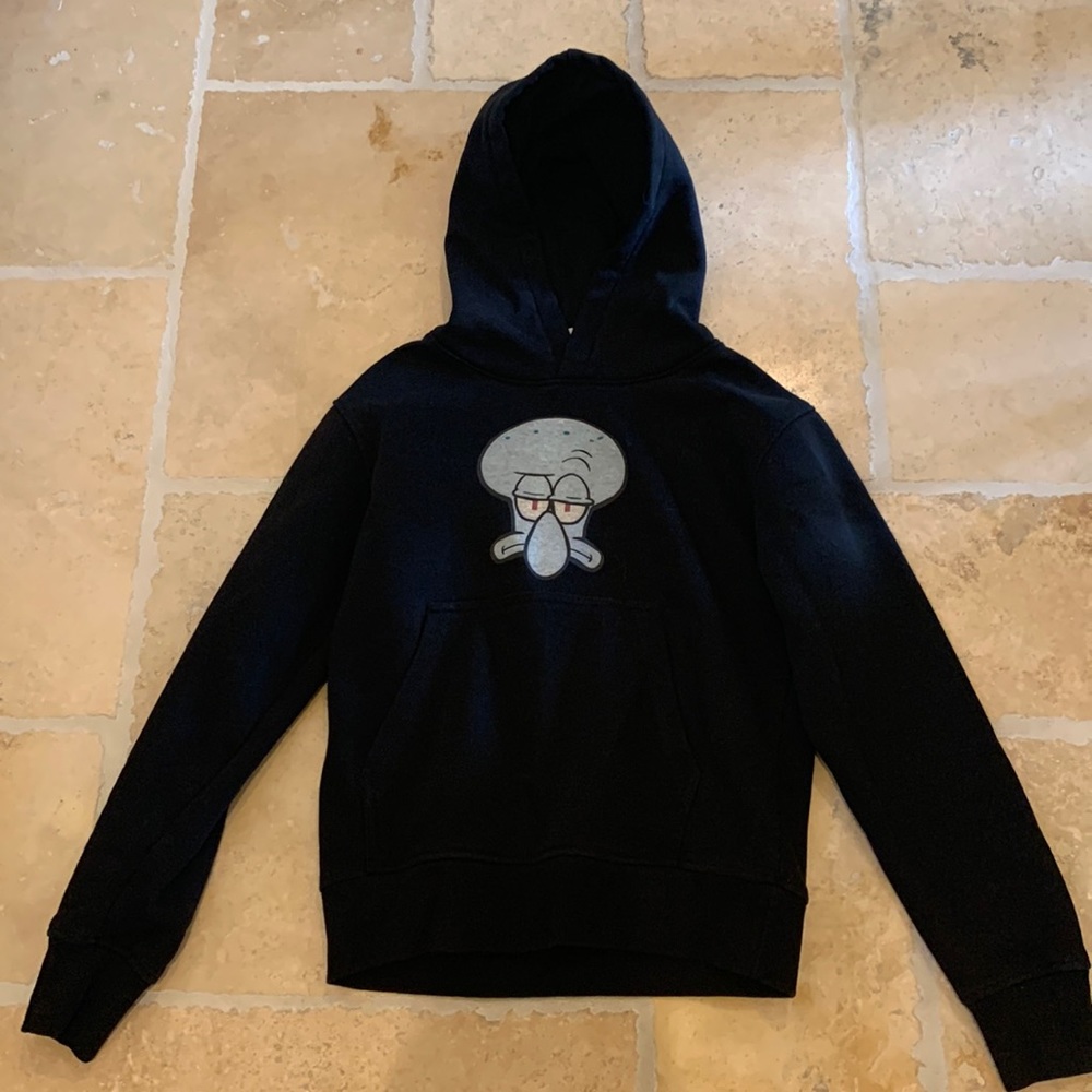 A cute black hoodie in the brand three in
